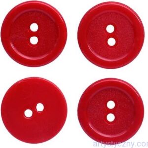 Zestaw kolorowych guzików do ubrań - różne kolory i rozmiary